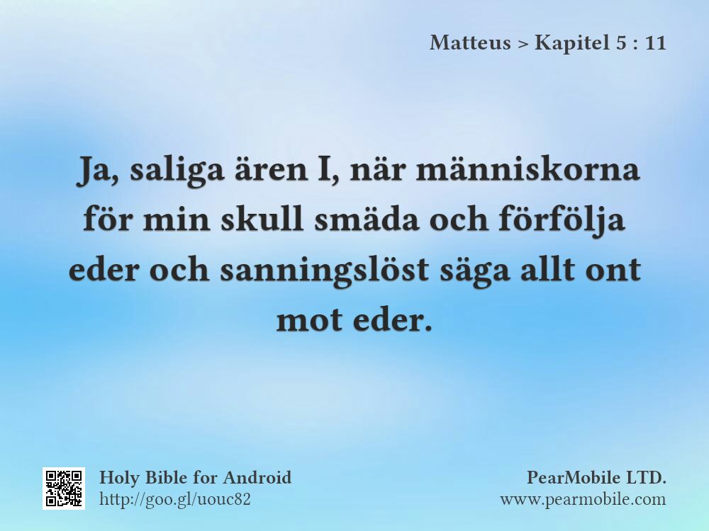 Matteus, Kapitel 5:11